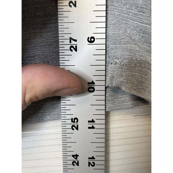 Hurley Shorts Mens 38 Gray Hybrid Stretch Casual Performance Golf Zipper Pockets - Picture 4 of 11